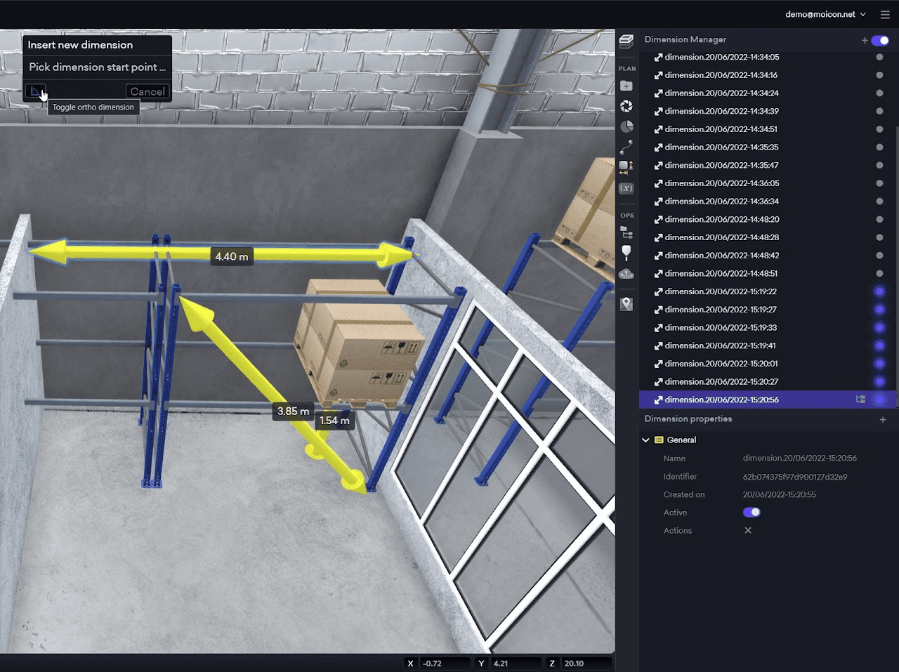 Dimension Manager