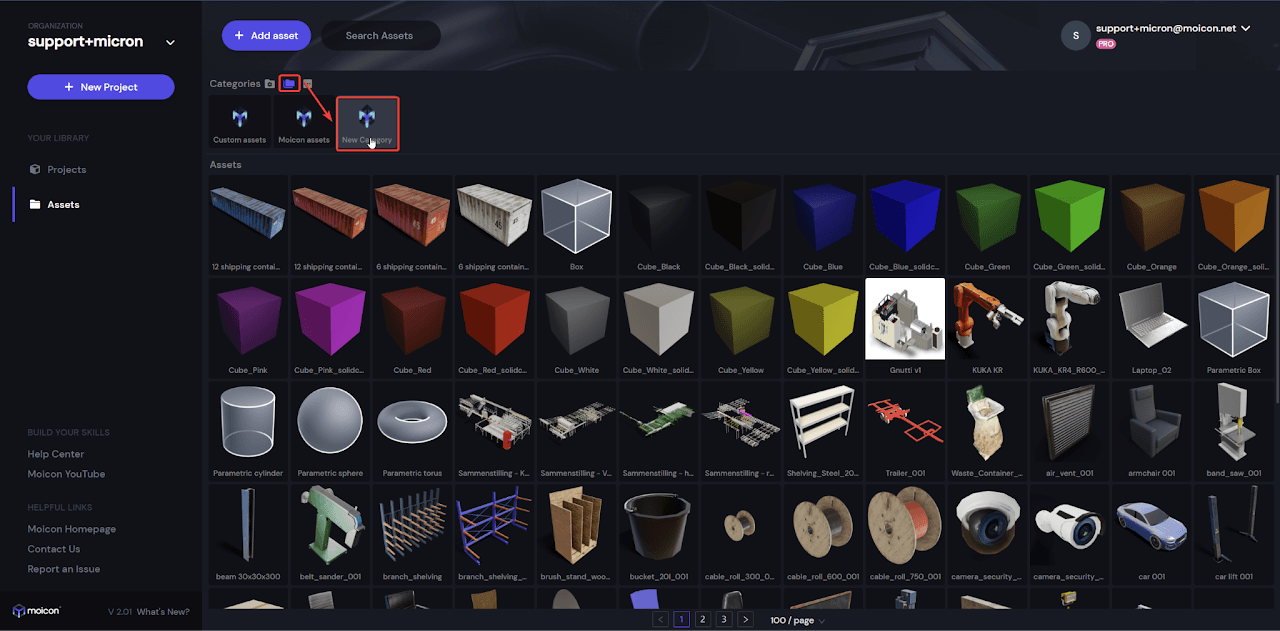 Asset Library