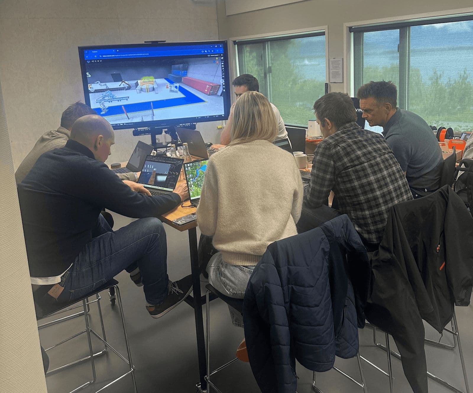 Hands on digital twin workshop with Cinderella Eco Group AS in Molde Norway.