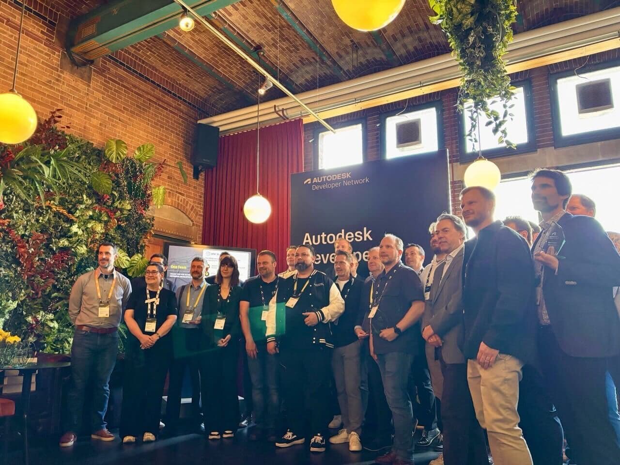 Autodesk Developer Champion award ceremony at DevCon Amsterdam 2025